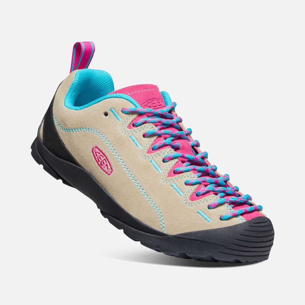 Keen Sneakers Dames Beige/Roze - Jasper Suedes - 86953-RUJD